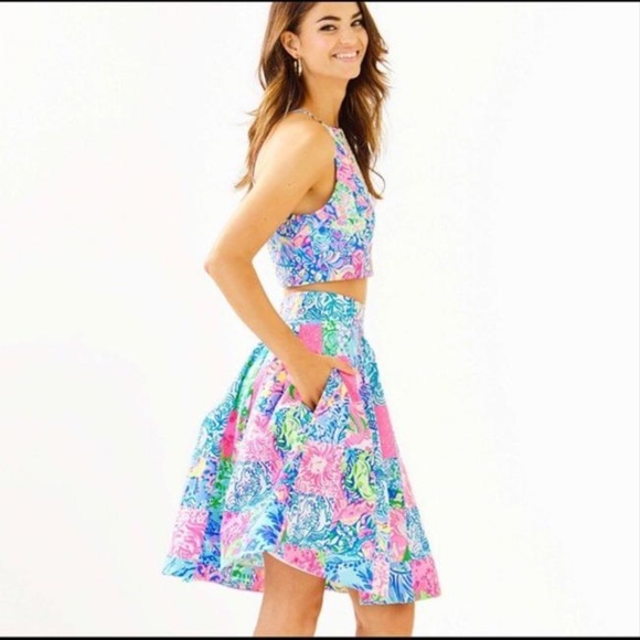 NWT LILLY PULITZER NAVIA Skirt Set Size 6 - Picture 2 of 7
